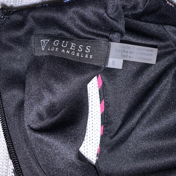 GUESS Rainbow Stripe Midi Dress size 8 - Picture 5 of 9